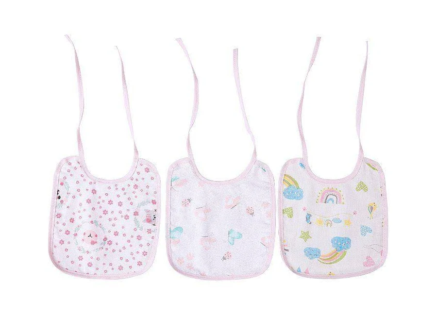 Babador Bebê Impermeável Kit 3 Und 100% Algodão Karinho Papi - Imagem 7