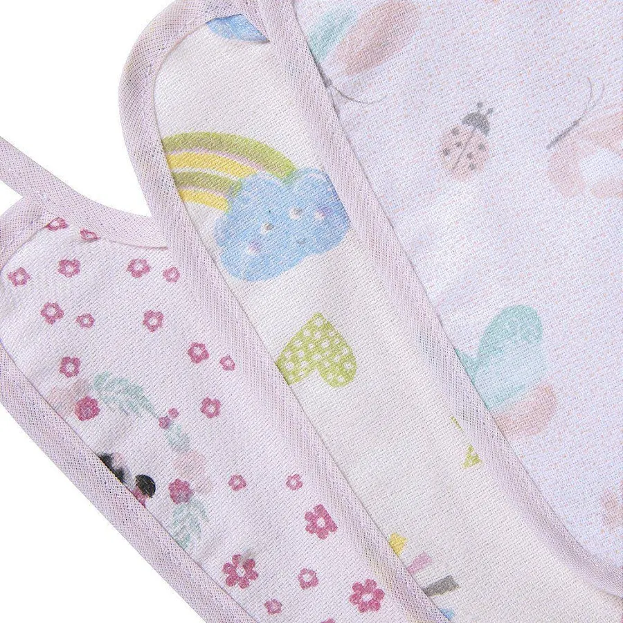 Babador Bebê Impermeável Kit 3 Und 100% Algodão Karinho Papi - Imagem 8