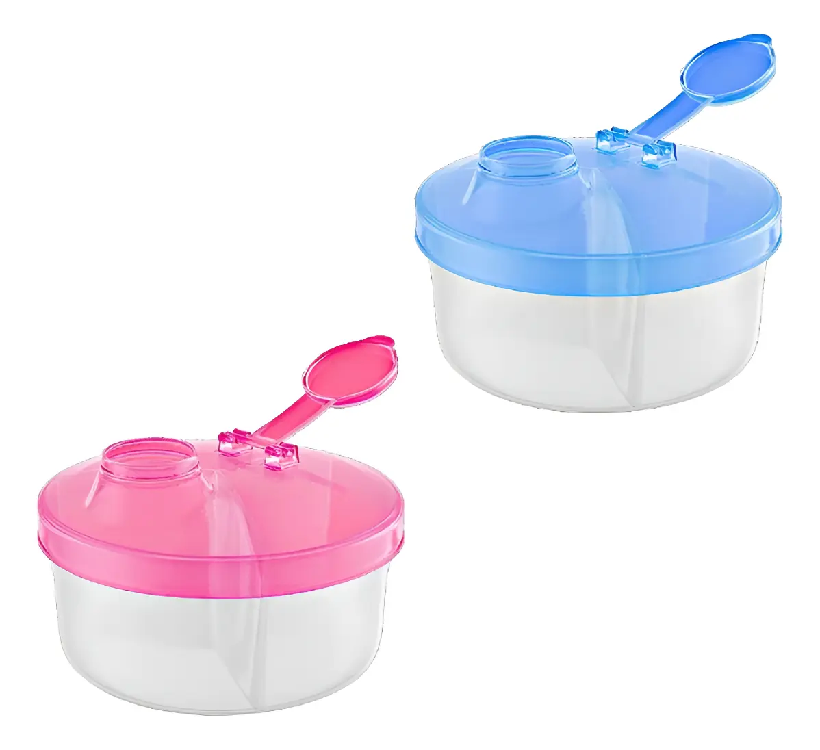 Pote Leite Em Pó Dosador Com Divisória Porta Leite Em Pó