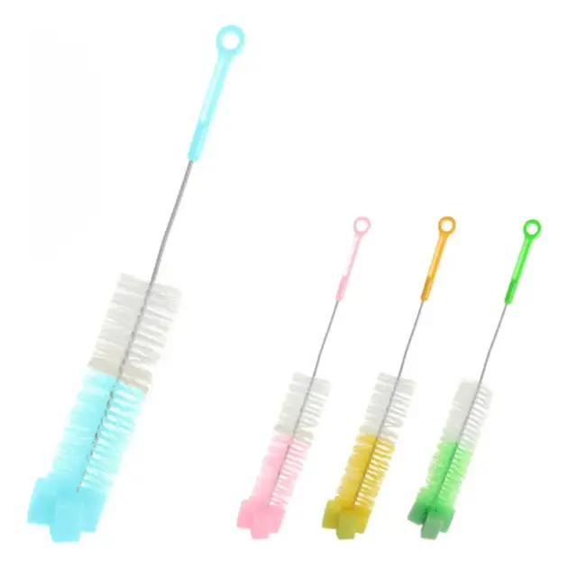 Escova De Limpeza Longa Bico Com Espuma Multiuso Mamadeira