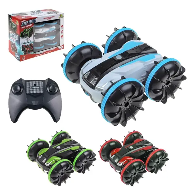 Carrinho Controle Remoto Anfíbio, Entra Na Agua, 360