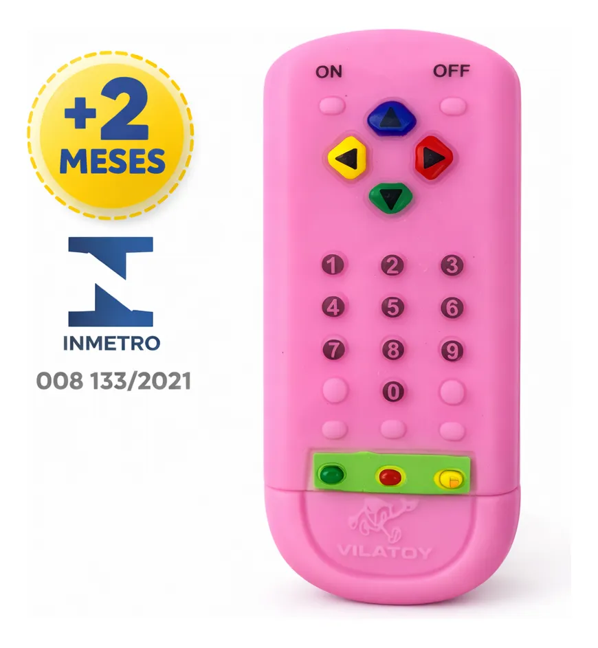Mordedor Controle Remoto infatil Bebê brinquedo - Imagem 6